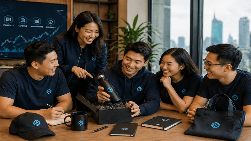 Why Asian Fintech Teams Are Spending Real Budget on Branded Merchandise